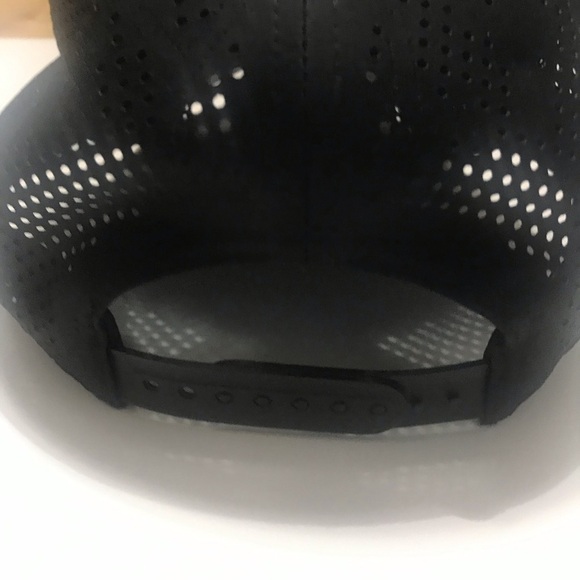 BYLT Cap Hat Mesh Vented Baseball Cap One Size Black Rope Detail OS - Picture 3 of 5